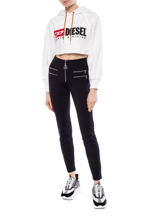 Cropped asymmetrical sweatshirt, zdjęcie 2 Cropped asymmetrical sweatshirt od Diesel